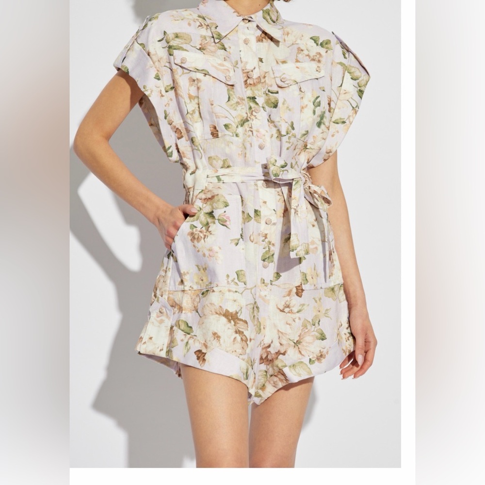 Zimmermann Pastel Floral Jumpsuit